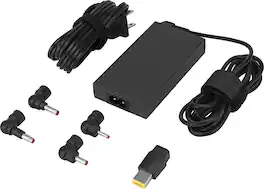Targus - 65W AC Ultra-Slim Universal Laptop Charger - Black