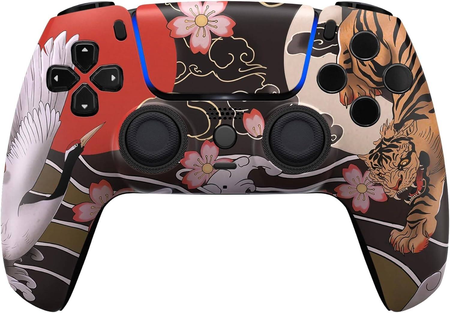 Custom Controllerzz - Custom Wireless Controller for PS5 - Tiger Blossom