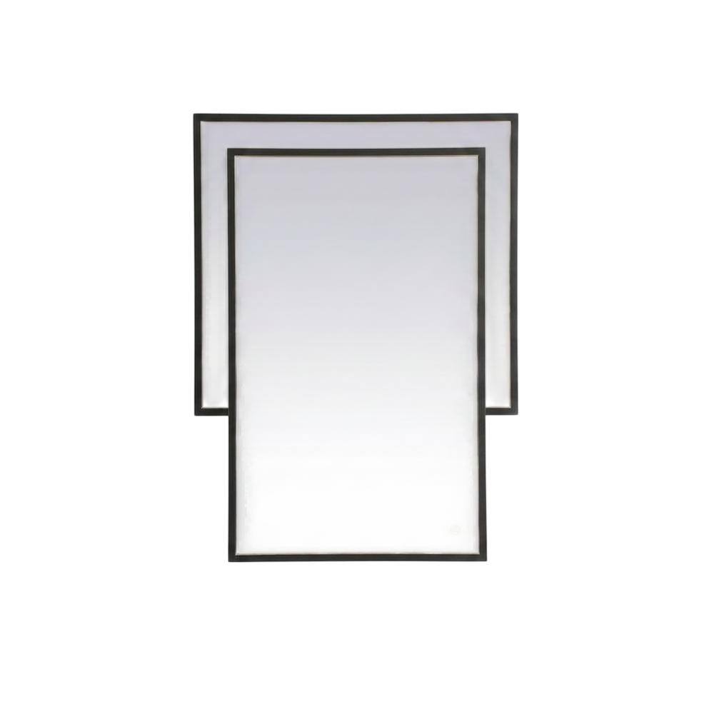 Elegant Decor - Pier 20x36 inch LED mirror with adjustable color temperature - Black price history on PriceWatchPro