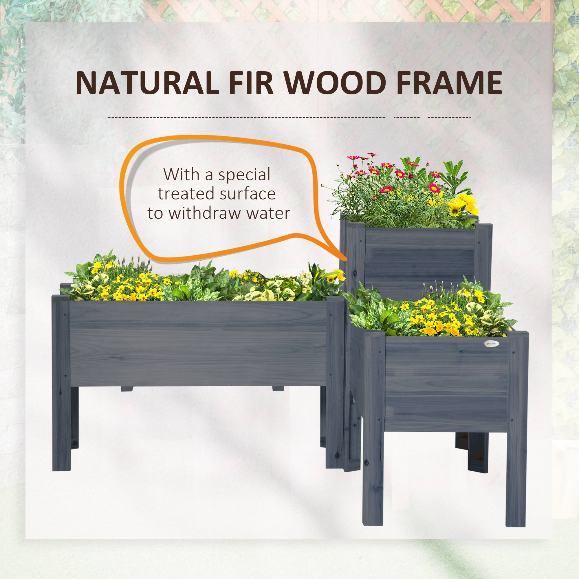 NATURAL FIR WOOD FRAME

With a special treated surface to withdraw water