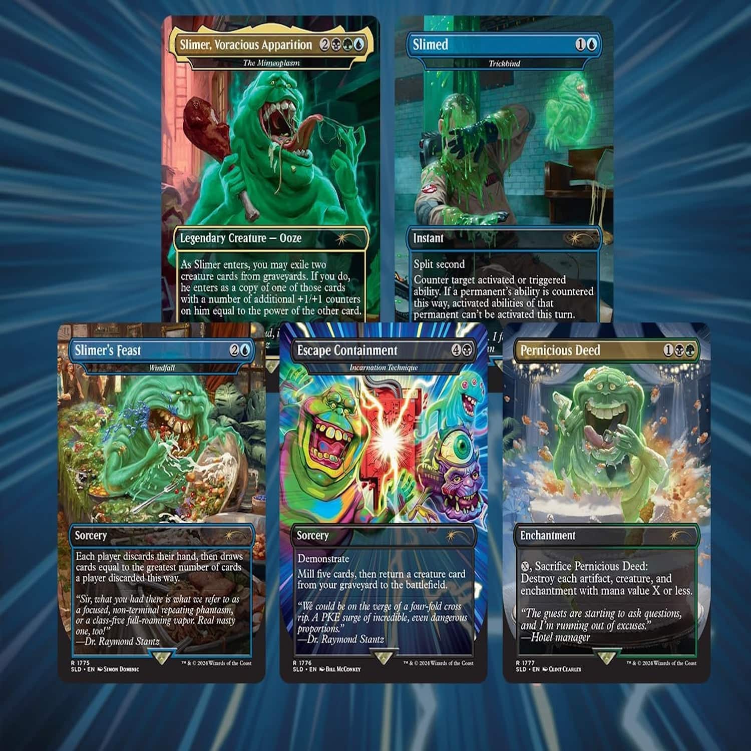 Wizards of The Coast - Magic: The Gathering TCG: Secret Lair Ghostbusters: Slimer - Rainbow Foil Edition price history on PriceWatchPro