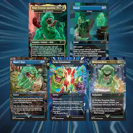 Wizards of The Coast - Magic: The Gathering TCG: Secret Lair Ghostbusters: Slimer - Rainbow Foil Edition