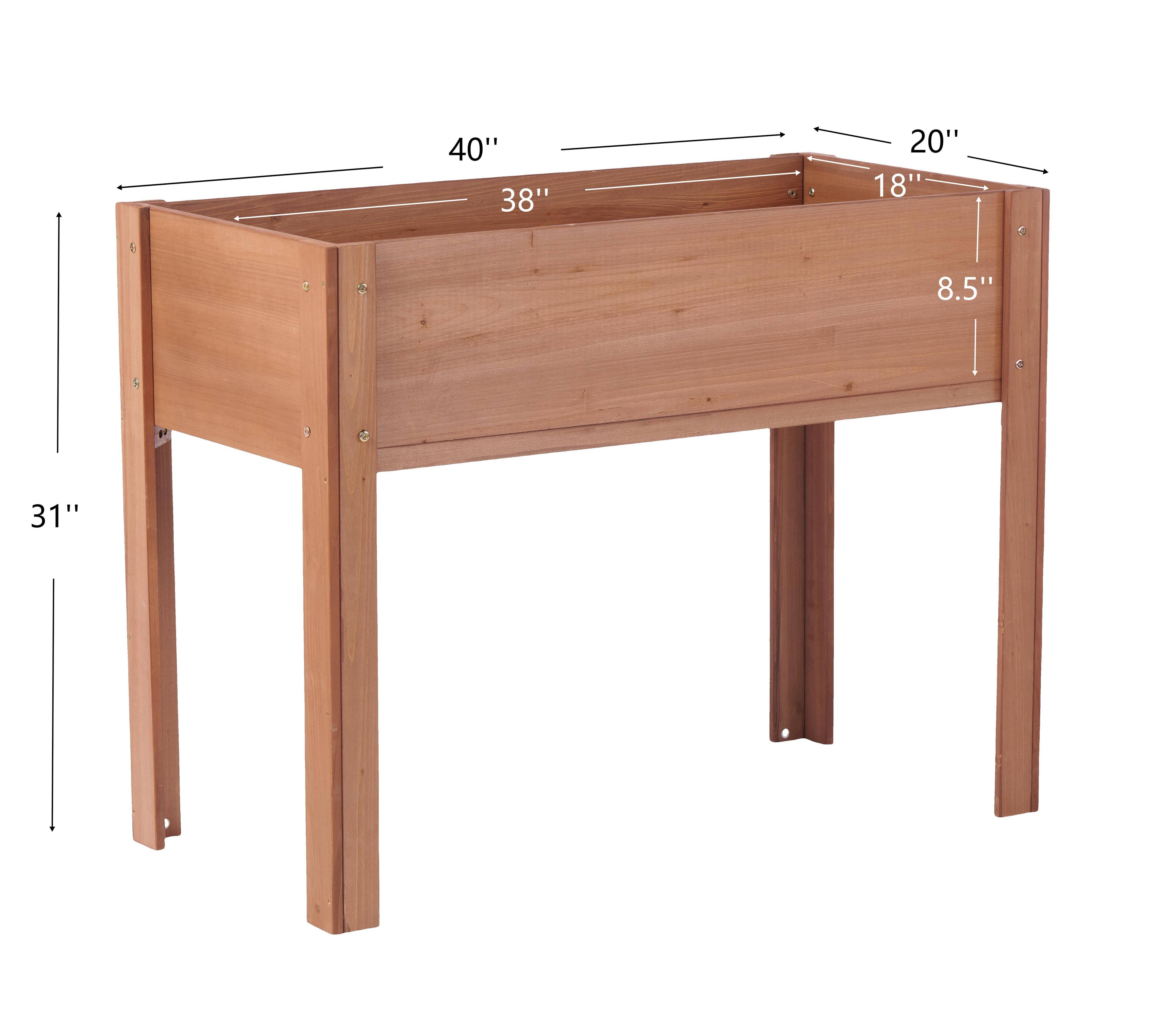 40" 38" 20" 18" 8.5" 31"