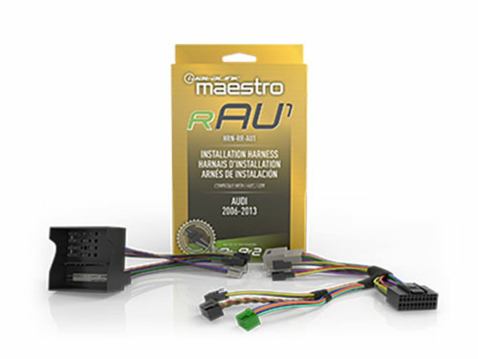 0 maestro RAU' INSTALLATION HARNESS HARNIS D'INSTALLATION ARNES DE INSTALACION AUDI 2006-2013