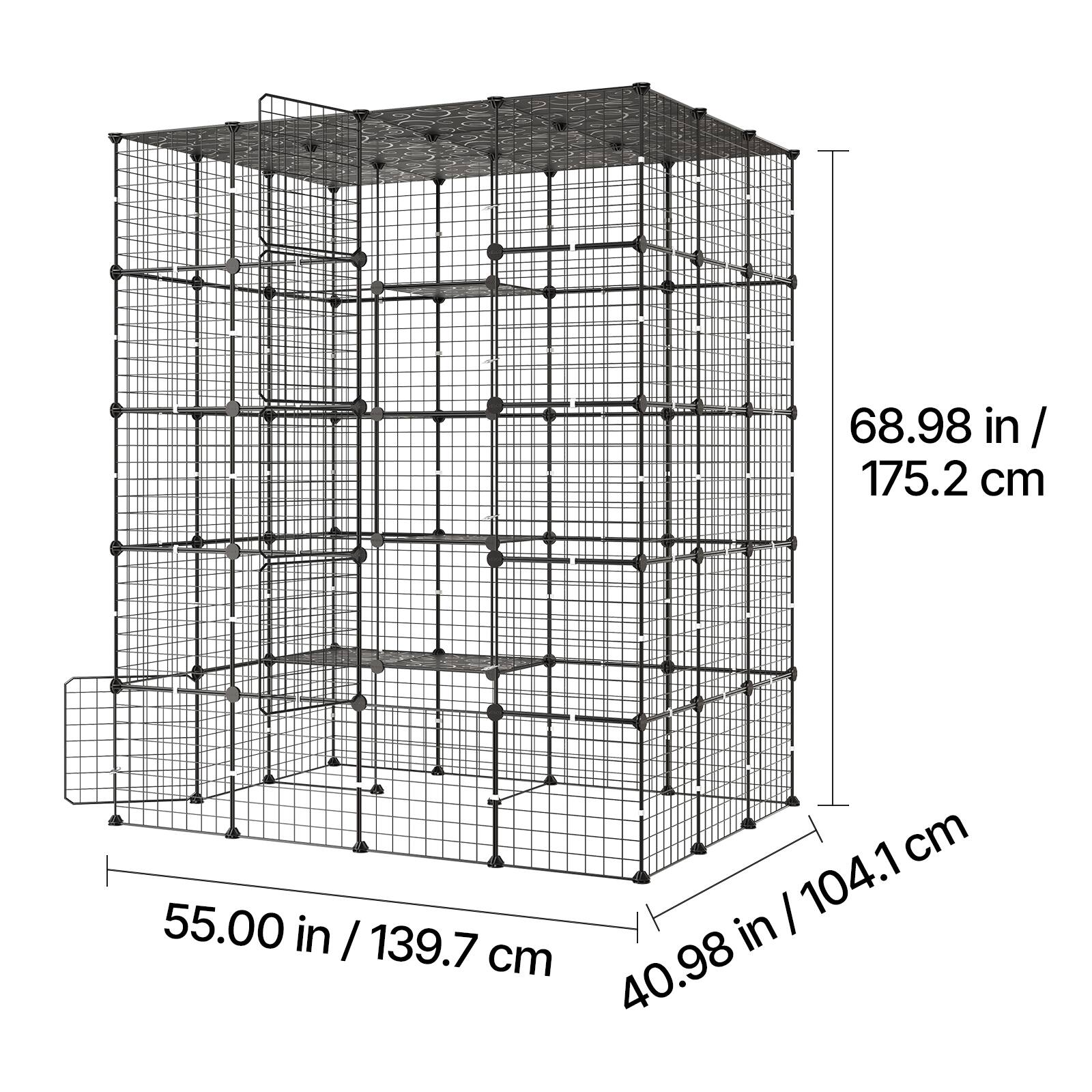 68.98 in / 175.2 cm  
55.00 in / 139.7 cm  
40.98 in / 104.1 cm