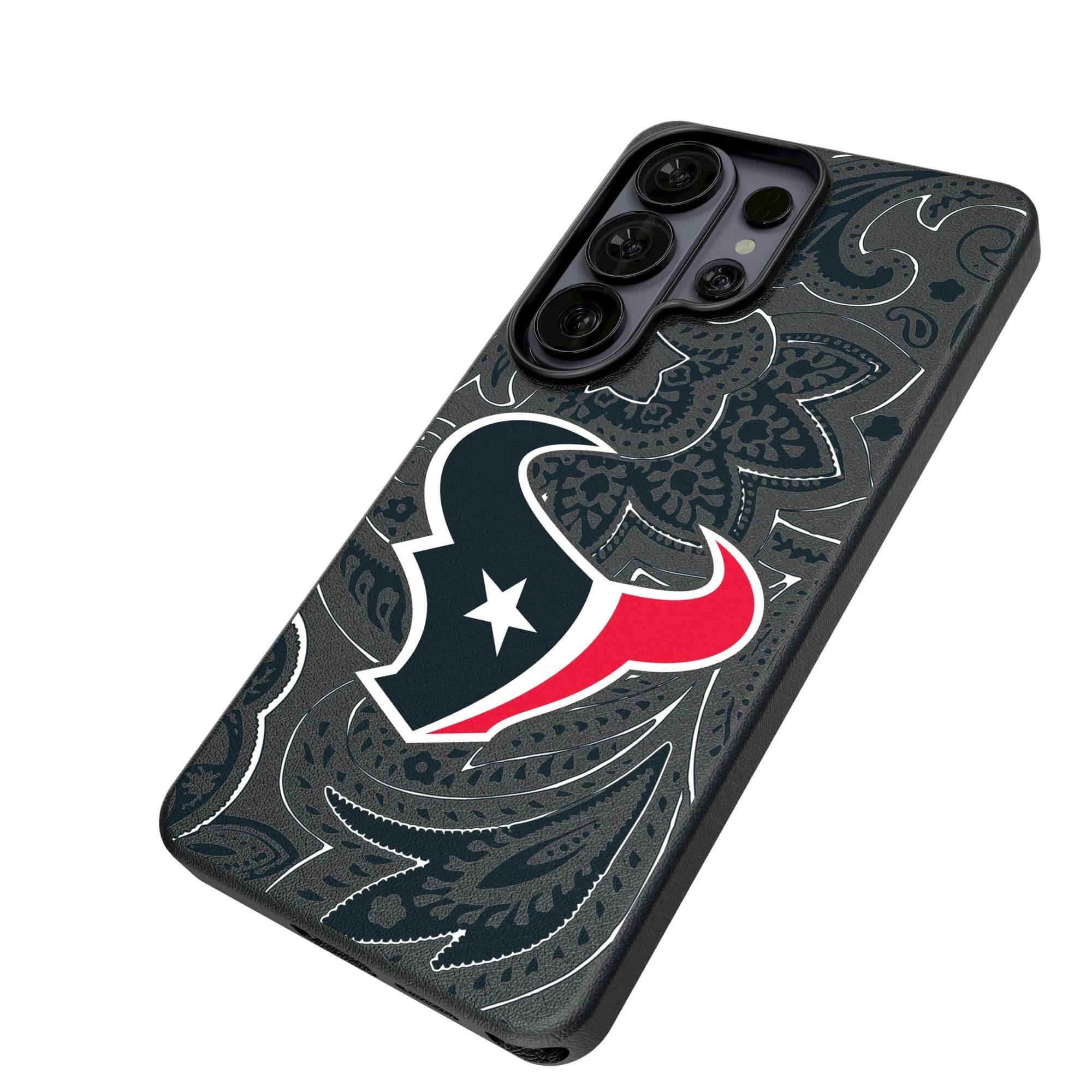 Alt View 1. Keyscaper - Paisley Galaxy Magnetic Bump Case - S25 - Black.
