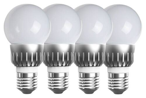Front Standard. Smartbotics - RoboSmart 450-Lumen, 40W Wireless LED Light Bulbs, 40W Equivalent (4-Pack) - Warm White.