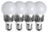 Front Standard. Smartbotics - RoboSmart 450-Lumen, 40W Wireless LED Light Bulbs, 40W Equivalent (4-Pack) - Warm White.