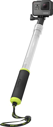 GoPole - Evo 24" Floating Extension Pole - Clear - Angle
