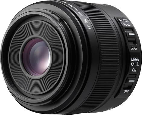 Angle. Leica - DG 45mm f/2.8 Aspherical Mega O.I.S. Macro Lens for Select LUMIX G-Series DSLR Cameras - Black.