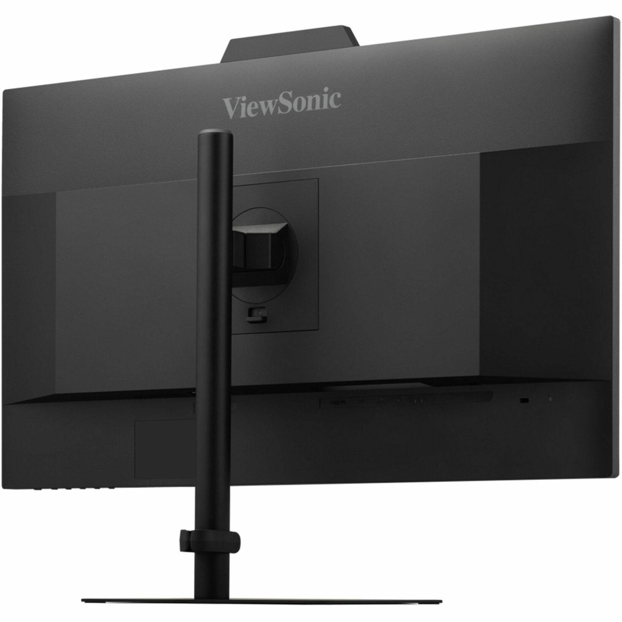 Alt View 20. ViewSonic - VG2741V 27" IPS FHD Video Conferencing Monitor with integrated Windows Hello Certified IR 5MP Webcam. (USB-C, HDMI, DP) - Black.