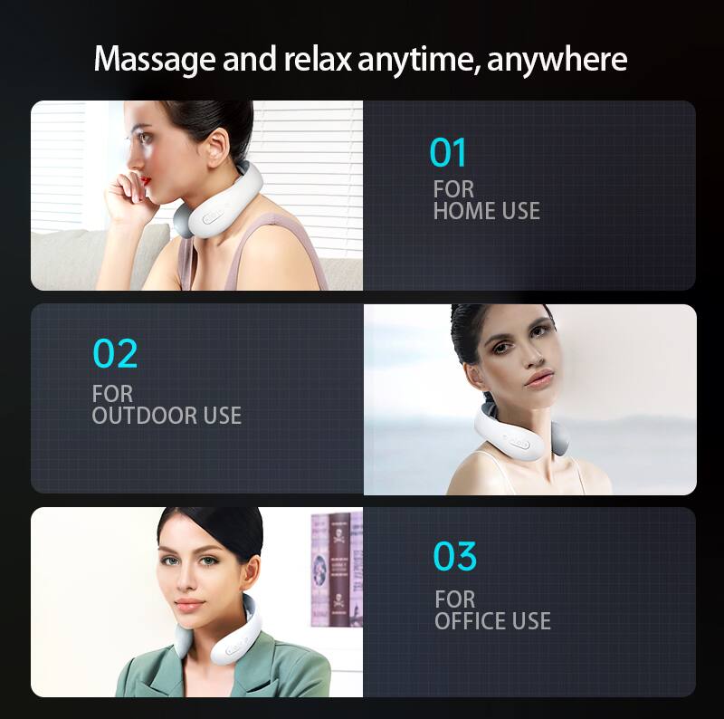 Massage and relax anytime, anywhere

01 FOR HOME USE

02 FOR OUTDOOR USE

03 FOR OFFICE USE