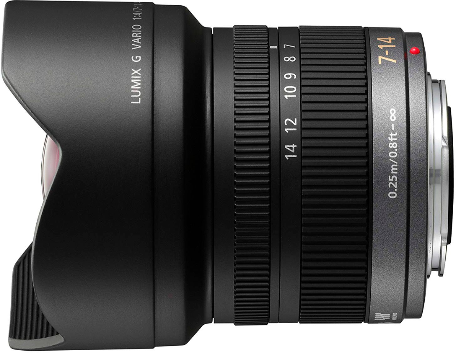 Best Buy: Panasonic LUMIX G 7-14mm f/4.0 Wide Zoom Lens for Mirrorless  Micro Four Thirds Compatible Cameras Black HF007014