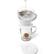 Alt View 14. OXO - Brew Pour Over Coffee Maker with Water Tank - White.