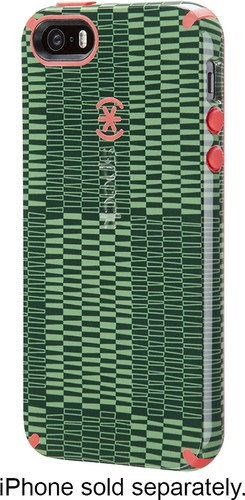  Speck - Case for Apple® iPhone® 5 and 5s - Military Green/Red