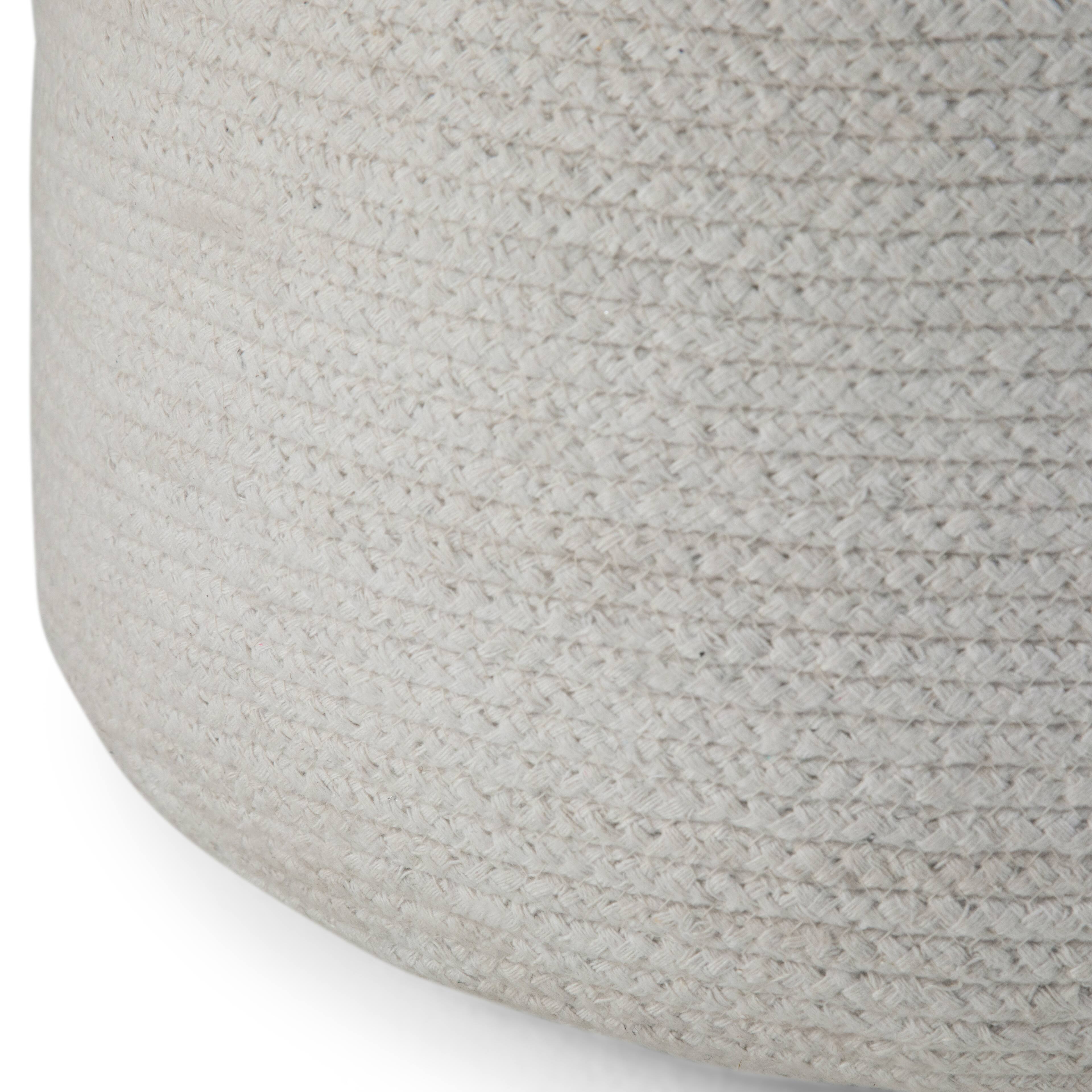 Alt View 13. Simpli Home - Serena Round Braided Pouf - Natural.