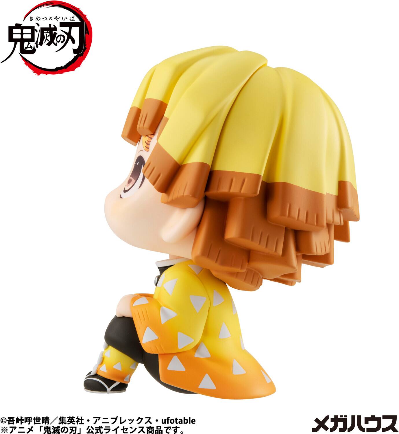 Alt View 4. Bandai - Megahouse Demon Slayer: Kimetsu no Yaiba Zenitsu Agatsuma Smile ver Lookup figure   - COLLECTIBLES - Multicolor.