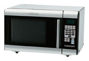 Cuisinart - 1.0 Cu. Ft. Mid-Size Microwave - Stainless steel - Front_Zoom