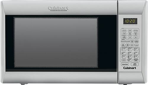 Front. Cuisinart - 1.2 Cu. Ft. Mid-Size Microwave - Stainless steel.