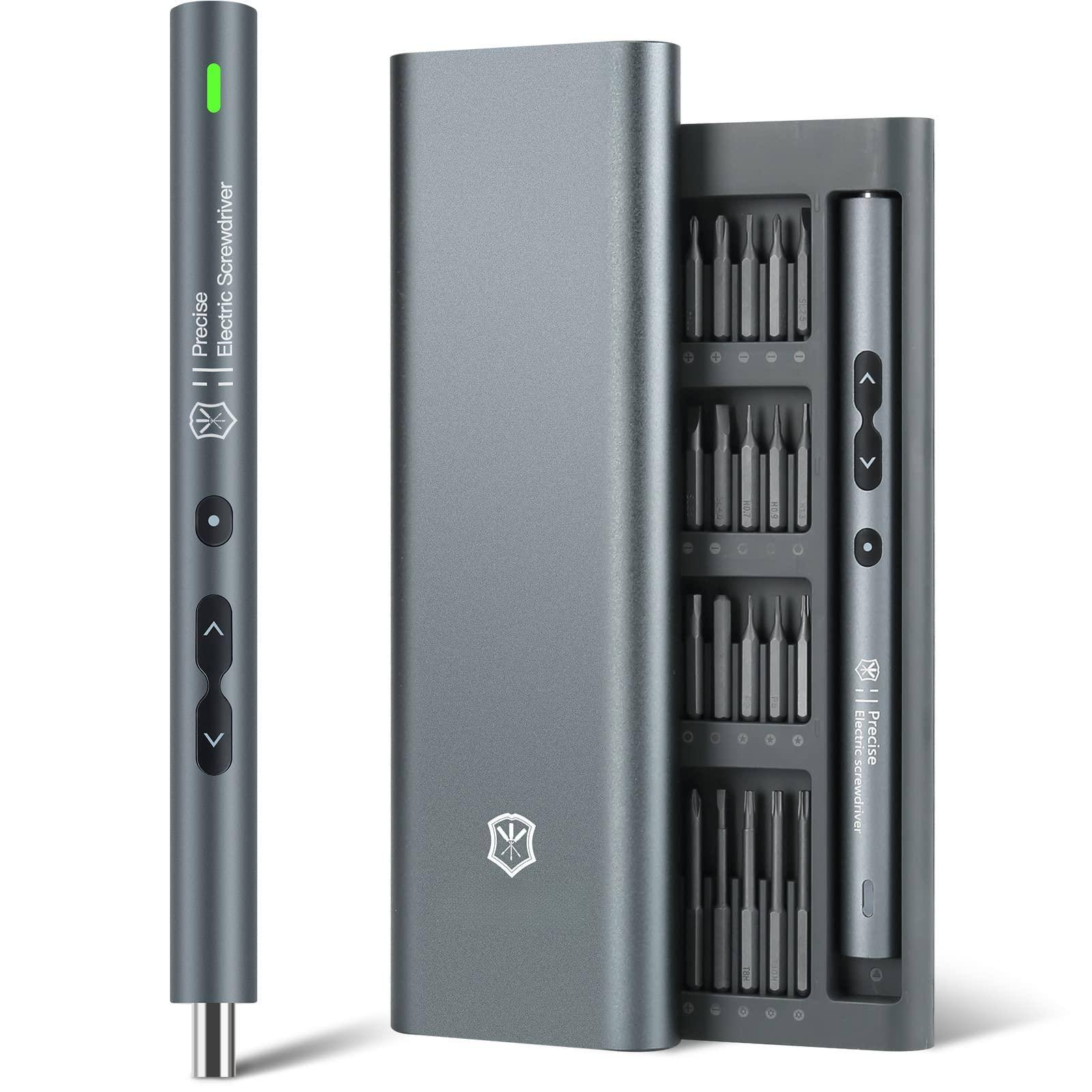 JETRANSPORT - Mini Electric In 1 Cordless Precision Power With 48 Bits Rechargeable Electrical Repair Tool Kit Led - 62