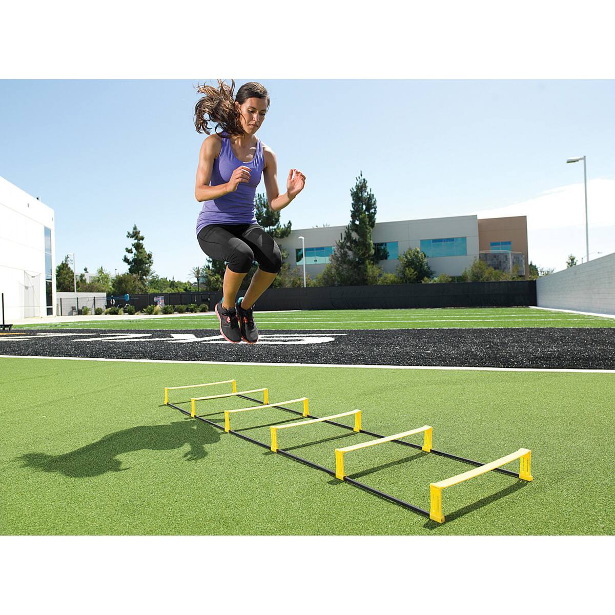 Alt View 2. SKLZ - SKLZ Elevation Ladder Training Aid - Yellow/Black.