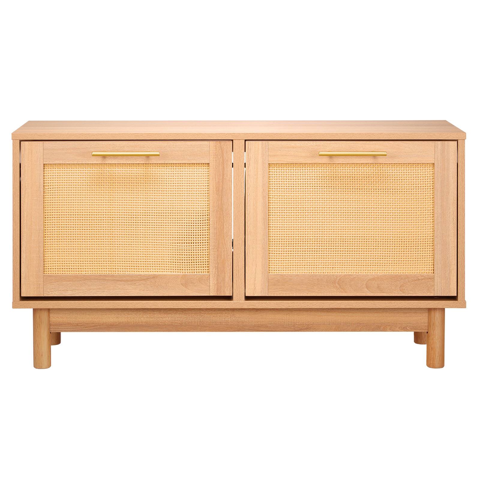 Alt View 5. VEVOR - Entryway Shoe Bench, 39.4 x 11.8 x 20.9 Inch Storage Bench with 2 Flip Drawers, 300lbs Capacity Shoe Organizer - Wood.
