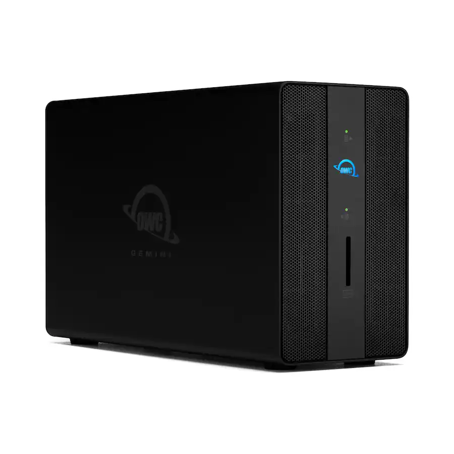 1TB OWC Gemini Thunderbolt (USB C) Dock and Dual Drive SSD RAID ...