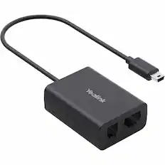 Front. Yealink - Yealink EHS62 Wirelesss Headset Adapter - for Headset - Black.