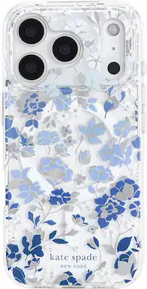 kate spade new york - Protective Case with Magsafe for Apple iPhone 18 Pro / iPhone 17 Pro - Flowerbed Blue