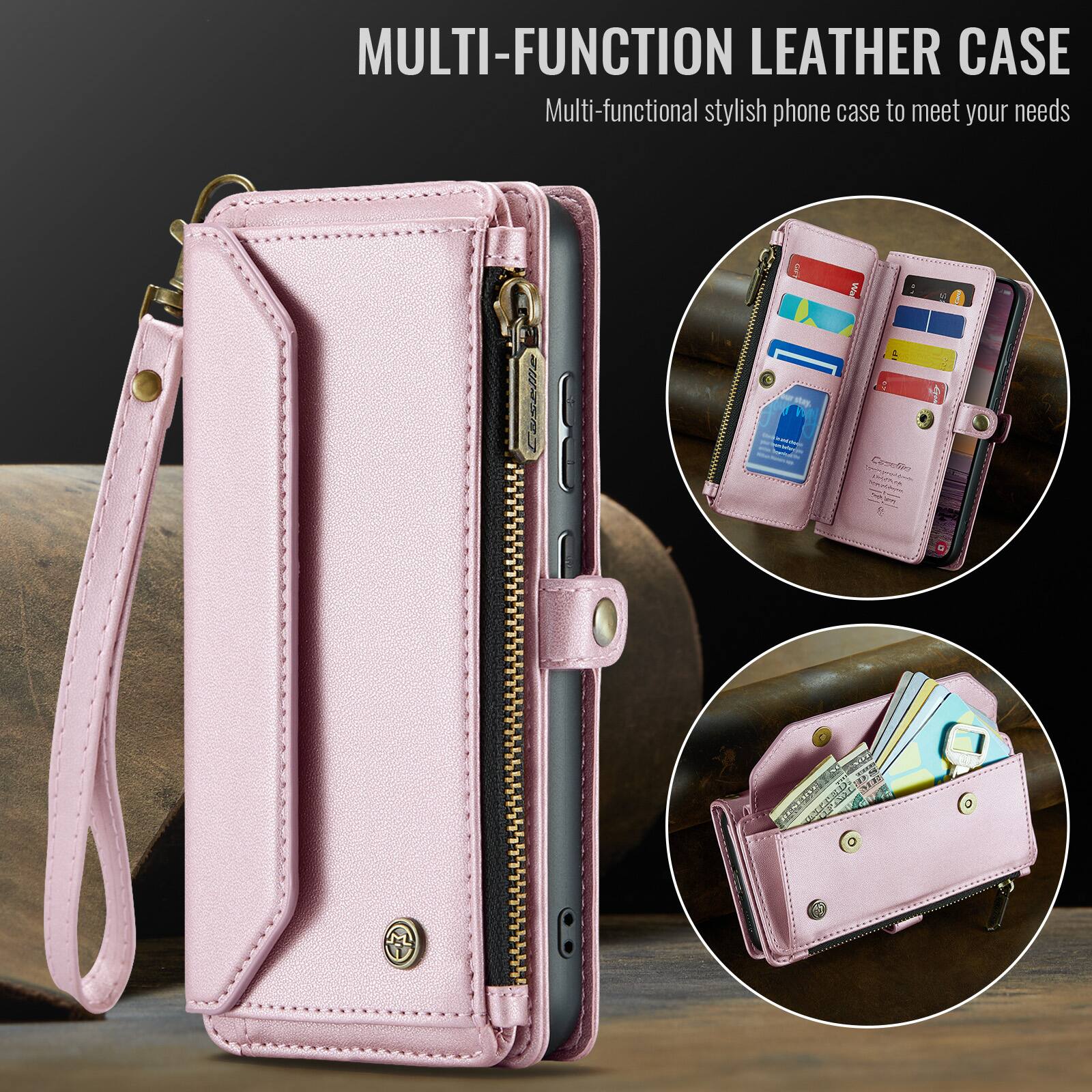 MULTI-FUNCTION LEATHER CASE  
Multi-functional stylish phone case to meet your needs