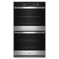 Whirlpool - 10.0 Total Cu. Ft. Double Self-Cleaning Wall Oven - Stainless Steel