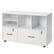 Alt View 5. VEVOR - 2 Drawer Wooden File Cabinet, Mobile Filing Cabinet with Open Shelves, Lockable Lateral Rolling File Storage - White.