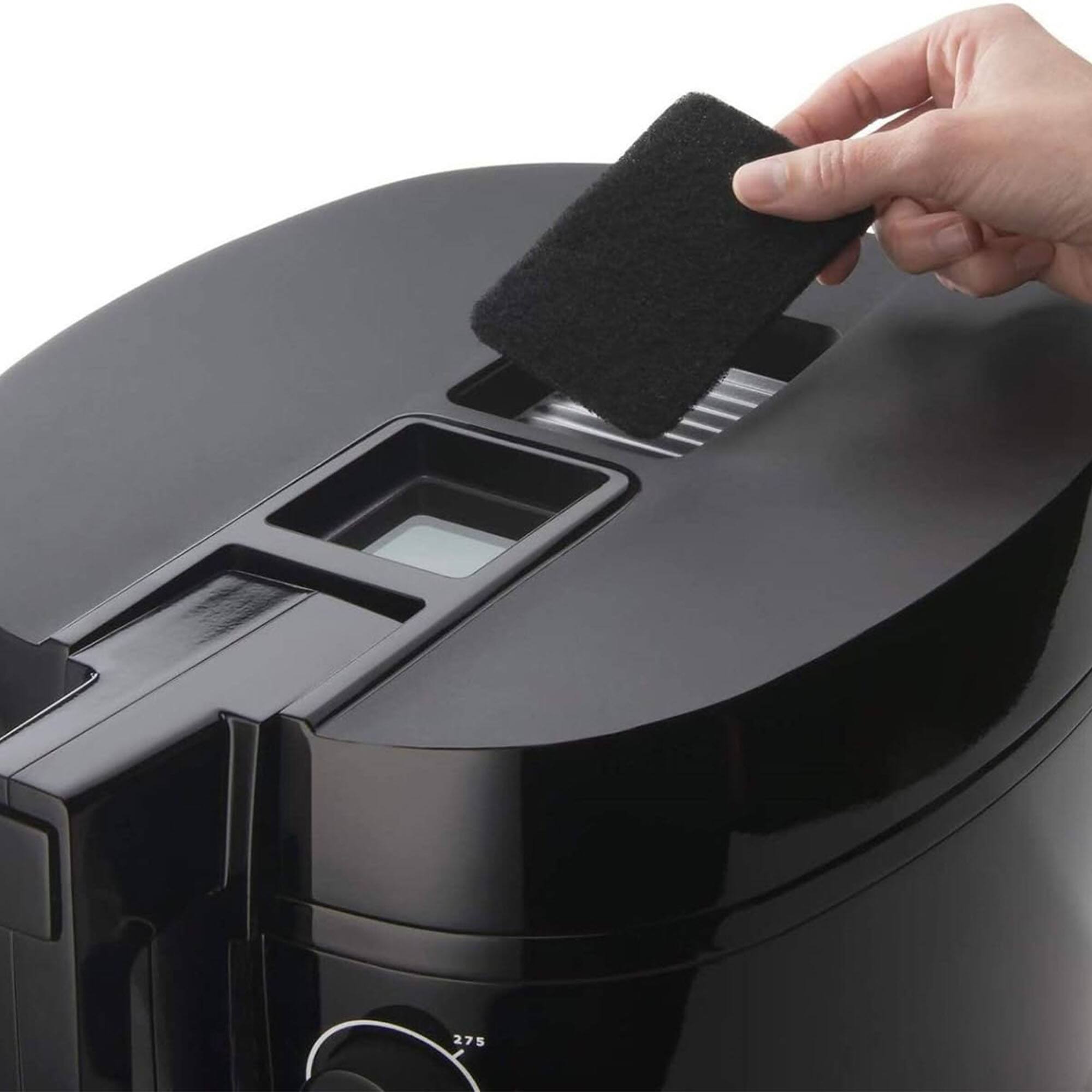 Alt View 7. Presto - Presto 05442 Electric Deep Fryer, Cool Touch Compact Fryer, Easy Clean, Black - Black.