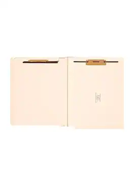 Smead - End Tab Heavy Duty Classification Folders, 2" Expansion, Letter Size, 1 Divider, 10/Box - Manila