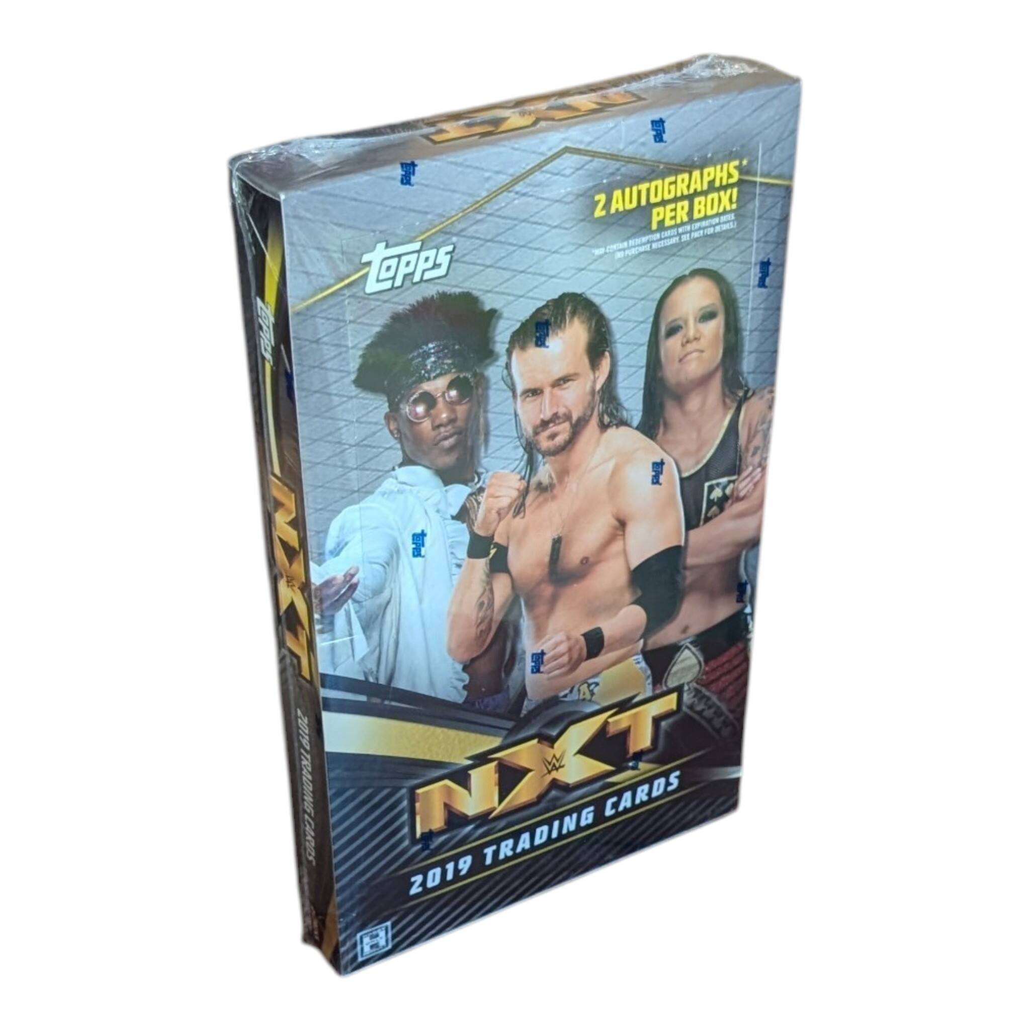2 AUTOGRAPHS PER BOX!  
TPPS  
NXT 2019 TRADING CARDS