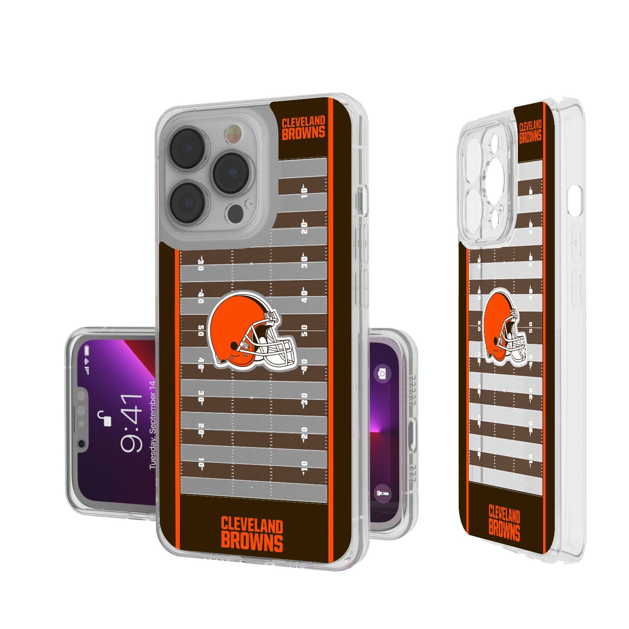 Keyscaper - NFL - Cleveland Browns iPhone Clear Field Design Case - 16 Plus - Multicolor price history on PriceWatchPro