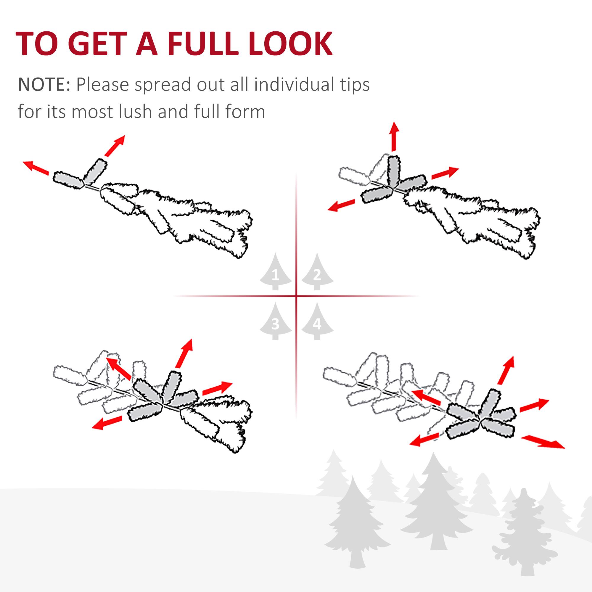 To get a full look, please spread out all individual tips for its most lush and full form:

1. Spread the tips outward.
2. Spread the tips outward.
3. Spread the tips outward.
4. Spread the tips outward.