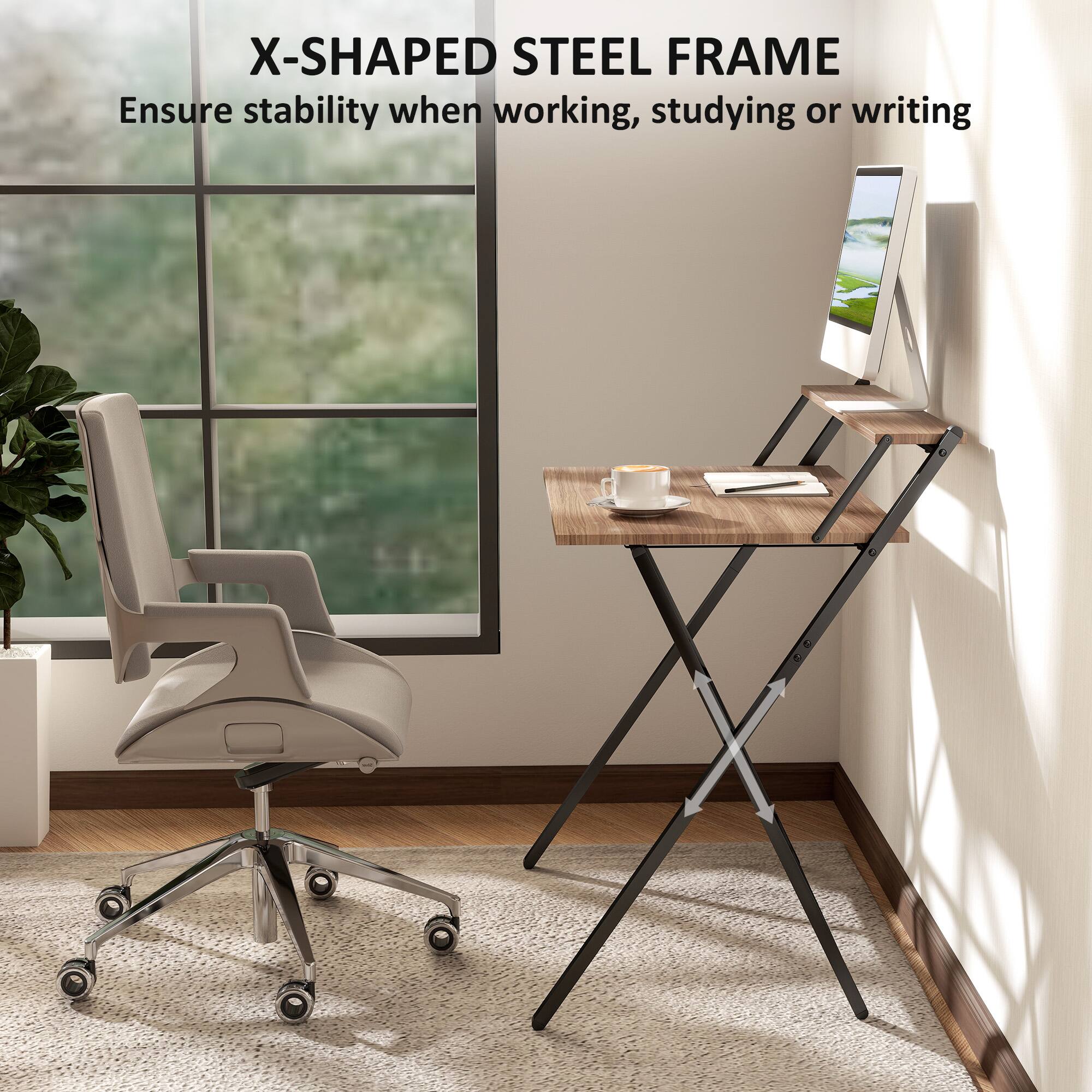 X-SHAPED STEEL FRAME

Ensure stability when working, studying or writing