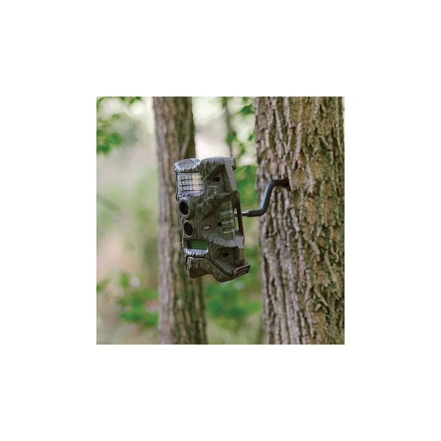 Left. Novix - Novix HR1684 HALF RACK 2-Op Trail Camera Mount, Silver, Small.