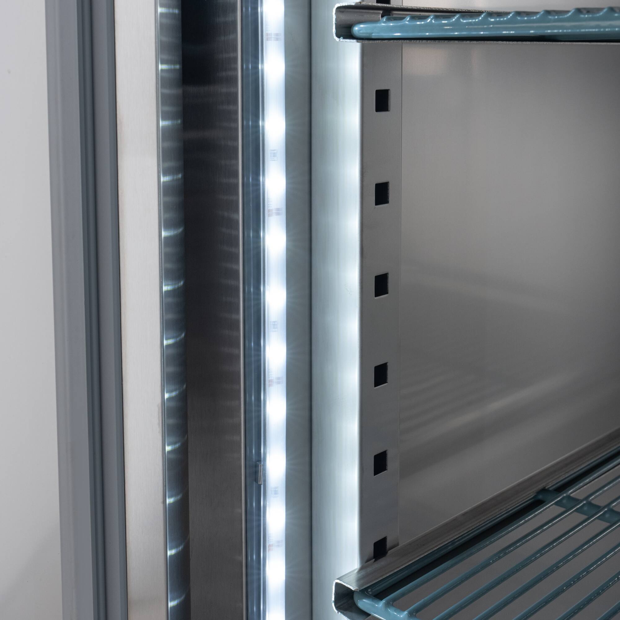 Alt View 8. Koolmore - 54 in. Two-Door Commercial Reach-In Refrigerator with Top-Mounted Compressor, 49 cu. ft. in Stainless-Steel - Stainless steel.