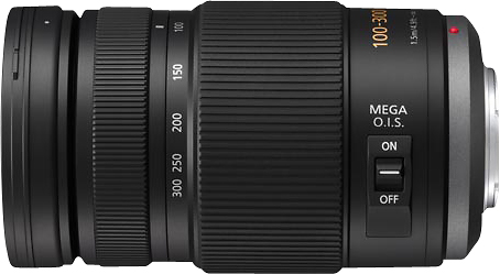 Best Buy Panasonic Lumix G Vario 100 300mm F 4 5 6 Telephoto Zoom Lens For Select Lumix G Cameras Black H Fs