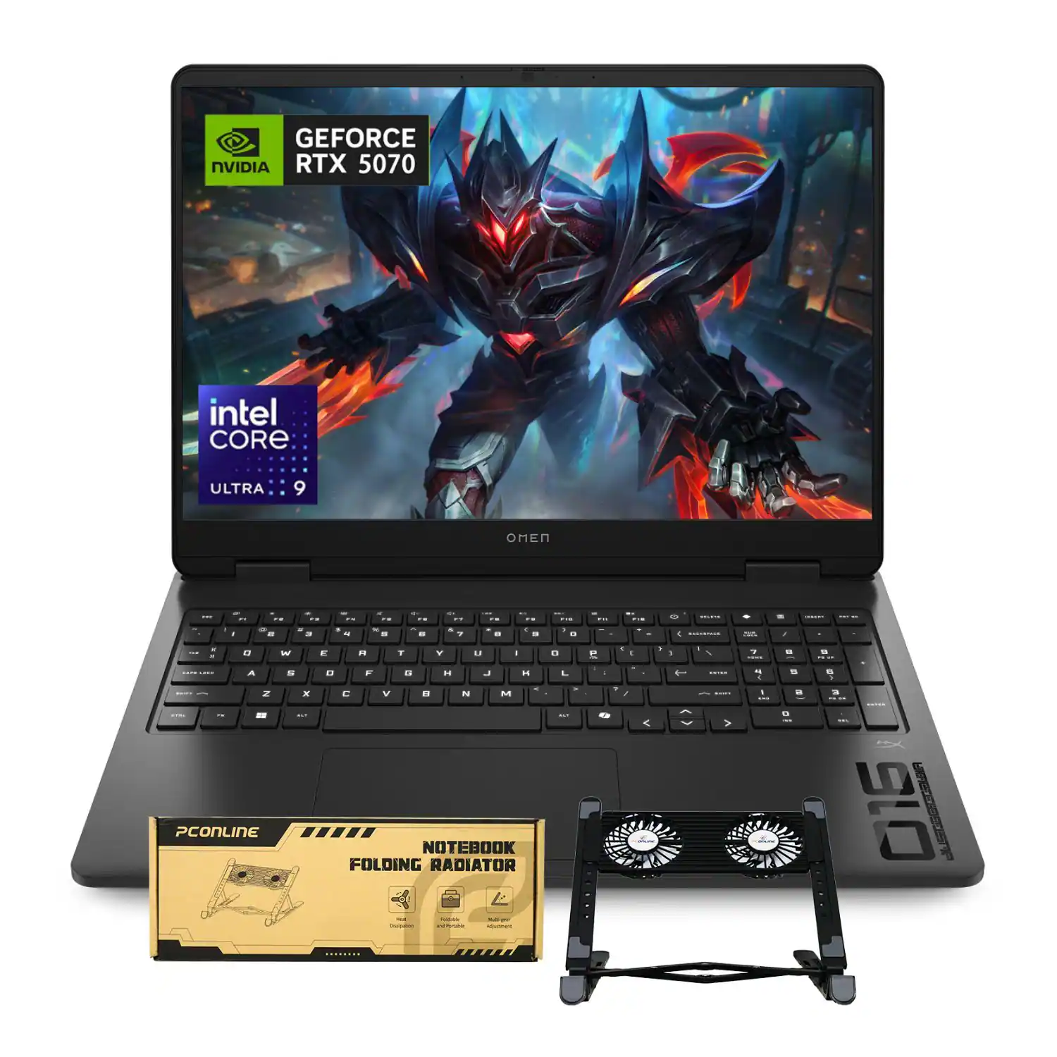 GEFORCE NVIDIA RTX 5070
intel CORE ULTRA 9
OMEN
PCONLINE NOTEBOOK FOLDING RADIATOR