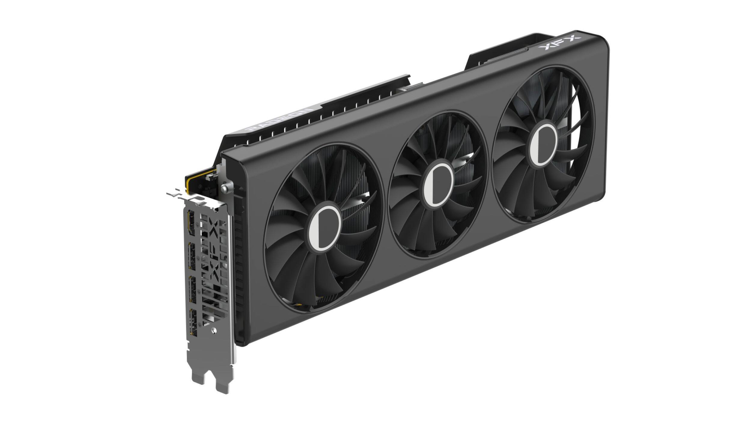 Alt View 14. XFX - SPEEDSTER QICK319 AMD Radeon RX 7800XT 16GB GDDR6 PCI Express 4.0 Graphics Card - Black.