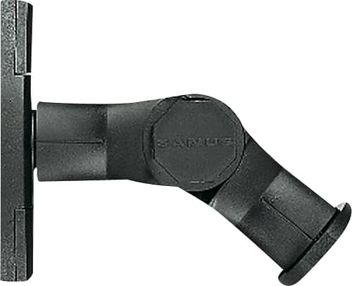 Sanus - Tilt and Swivel Wall Mount for Most Speakers up to 8 Lbs - Black - Front_Zoom