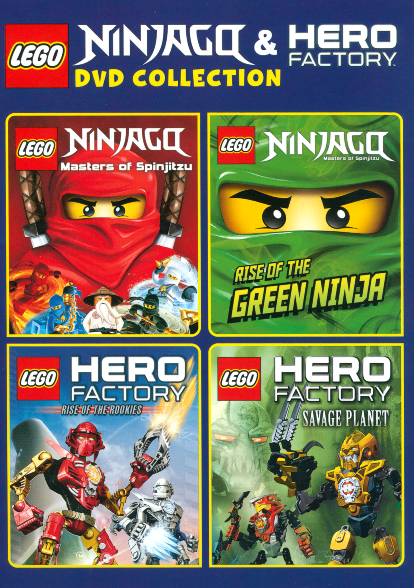 astronaut Gelijkenis warmte LEGO Ninjago: and Hero Factory Collection [4 Discs] [DVD] - Best Buy