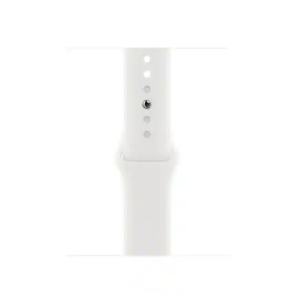 Front. Apple - Apple Watch Band - Sport Band (41mm) - White - White.
