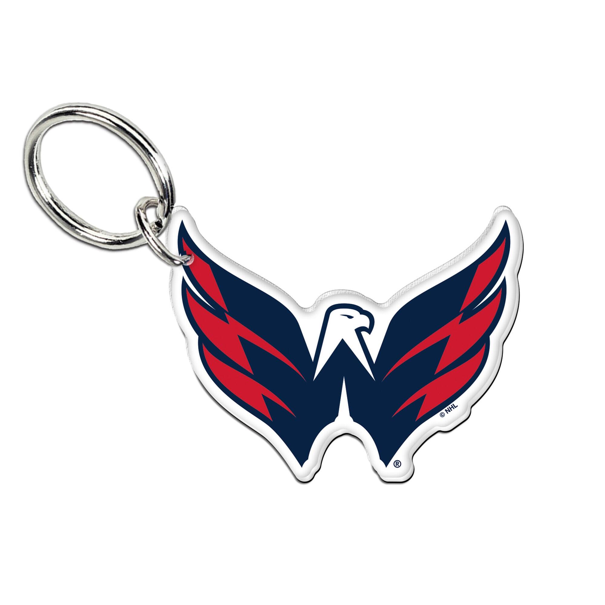 WinCraft - Washington Capitals Premium Acrylic Core Key Ring - Multicolor