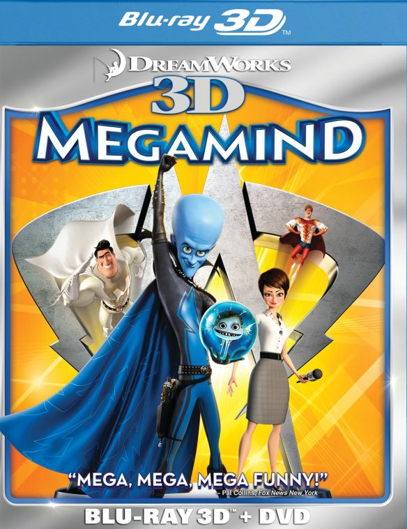  Megamind 3D [2 Discs] [3D] [Blu-ray/DVD] [Blu-ray/Blu-ray 3D/DVD] [2010]