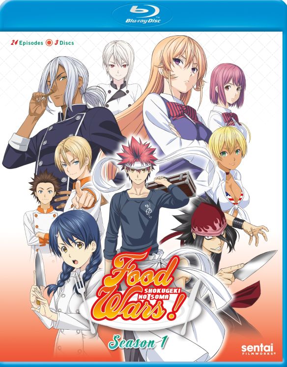 Food Wars!: Shokugeki no Soma - Season 1 [Blu-ray] [3 Discs] was $79.99 now $40.99 (49.0% off)