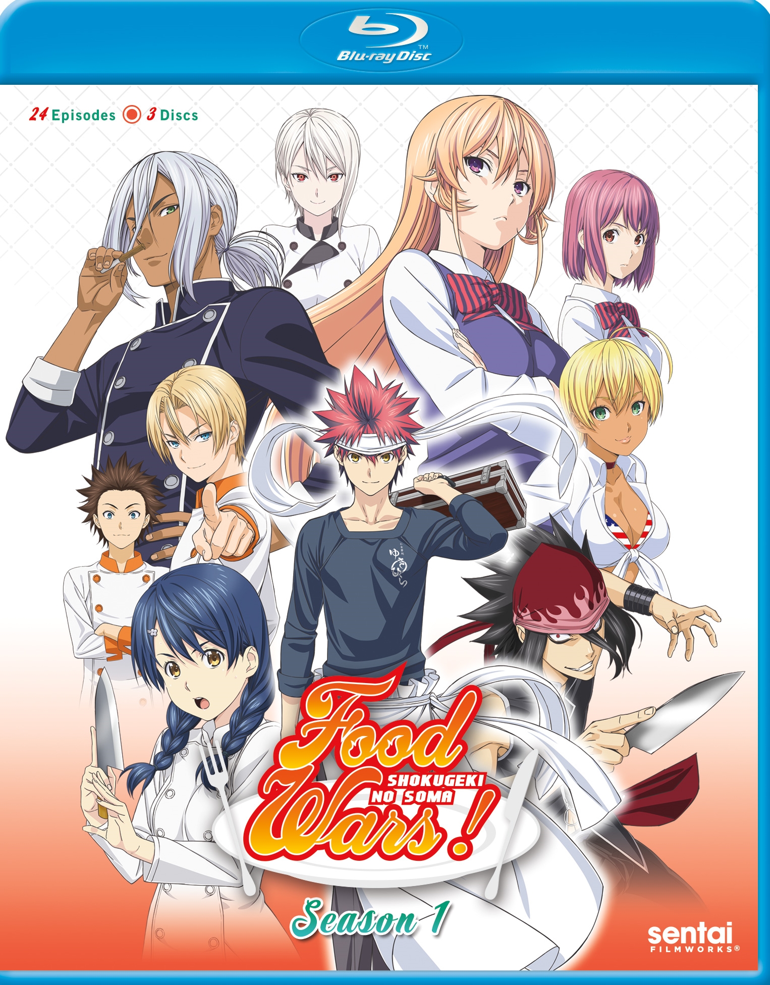 Best Buy: Food Wars!: Shokugeki no Soma Season 1 [Blu-ray] [3 Discs]